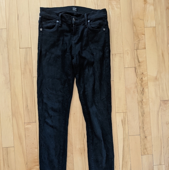 Citizens of humanity avedon skinny jean black 26 - Picture 3 of 6